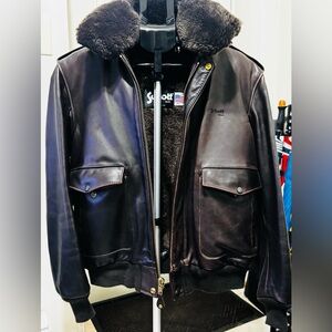 Schott I Men’s I Bomber I NYC’s Iconic Leather I Dark Brown I Size 40